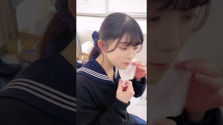 現役jk前も後もめちゃ可愛い【TikTok】